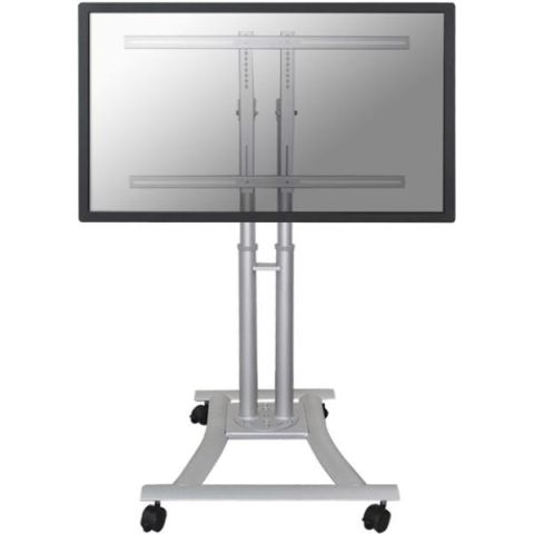 Monitorstandaard verrijdbaar flatscreen meubel M1200 zilver