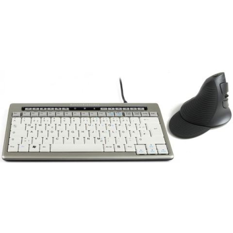 S-board 840 mini toetsenbord & grip muis Delux DE